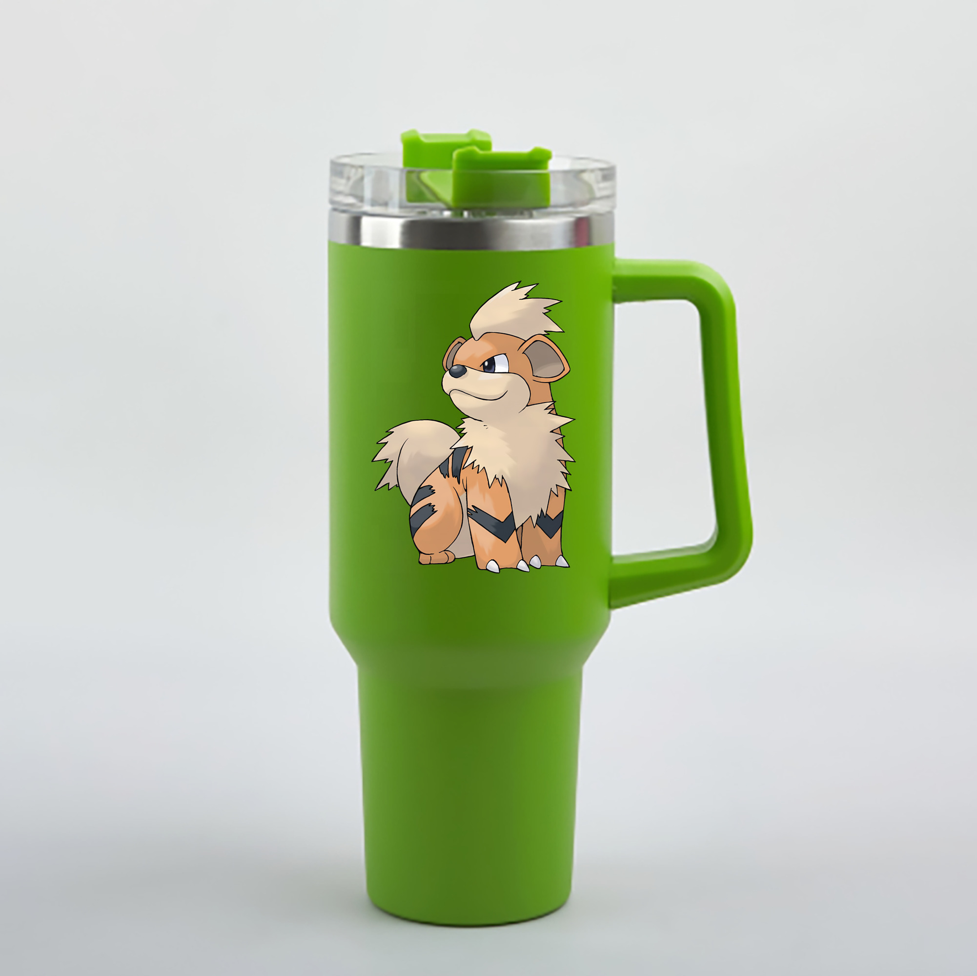 （画像用） ポケットモンスター Pokémon 1200mL車用タンブラー - クリスタルステッカー（プラスチックストロー付き）